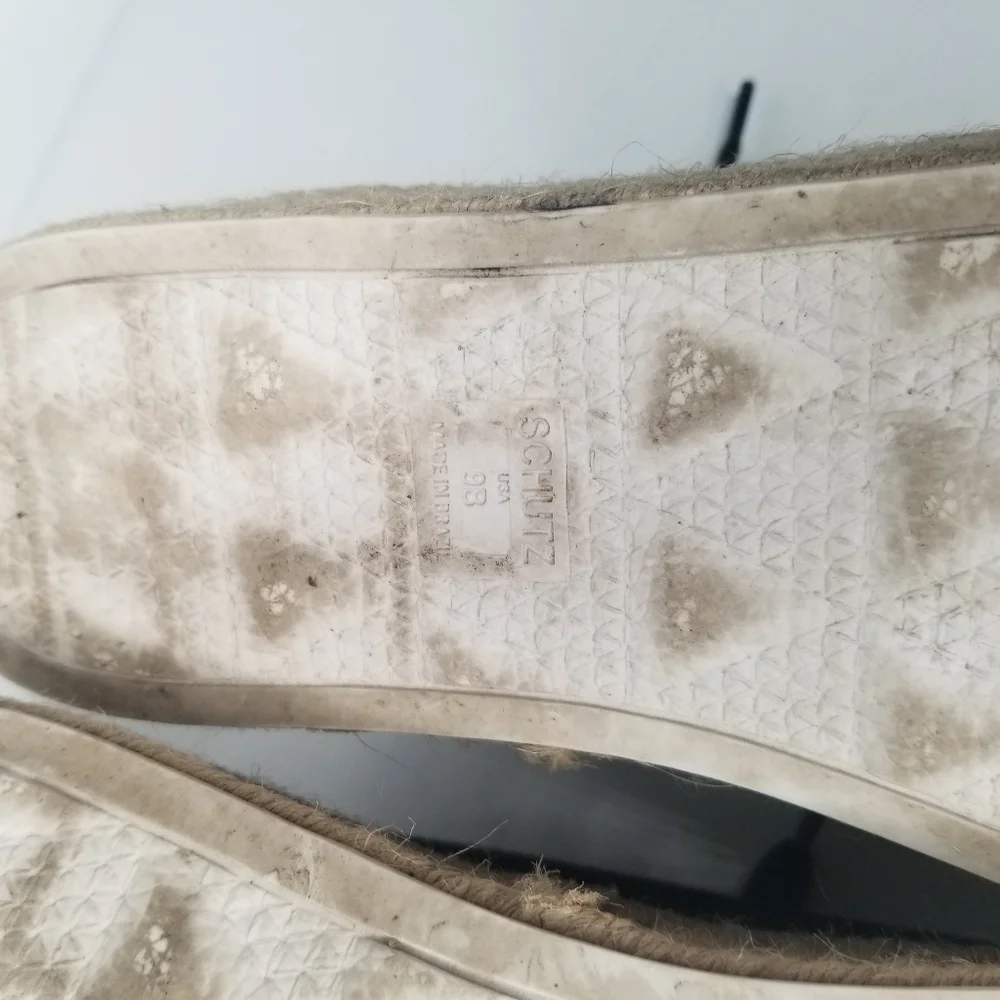 SCHUTZ Luana Espadrille Platform Tie Sneakers